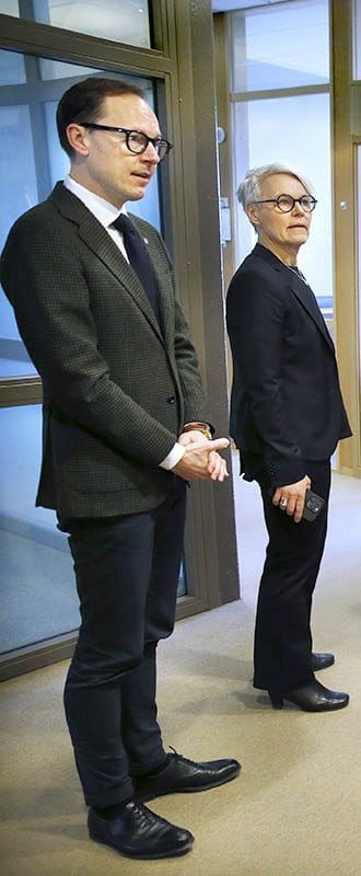 Minister for Education, Mats Persson, visiting Karlstad University
