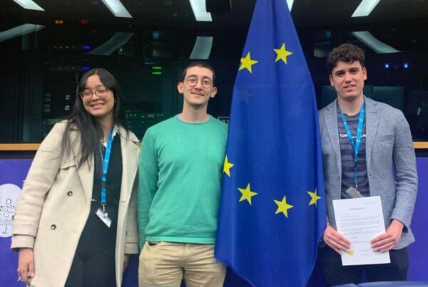 EUNICE students at the European Parliament