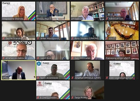 Screenshot of EUNICE General Assembly June 2024