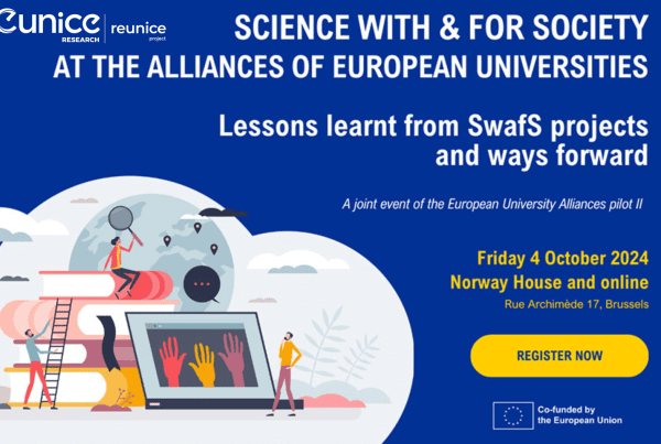 Science with and for society at the alliances of european universities
