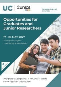 Opportunities for Graduates and Junior Researchers 26-27 S2