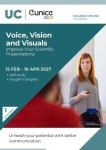 Voice, Vision and Visuals: Improve Your Scientific Presentations 26-27 S2
