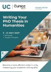 Writing Your PhD Thesis in Humanities 26-27 S2