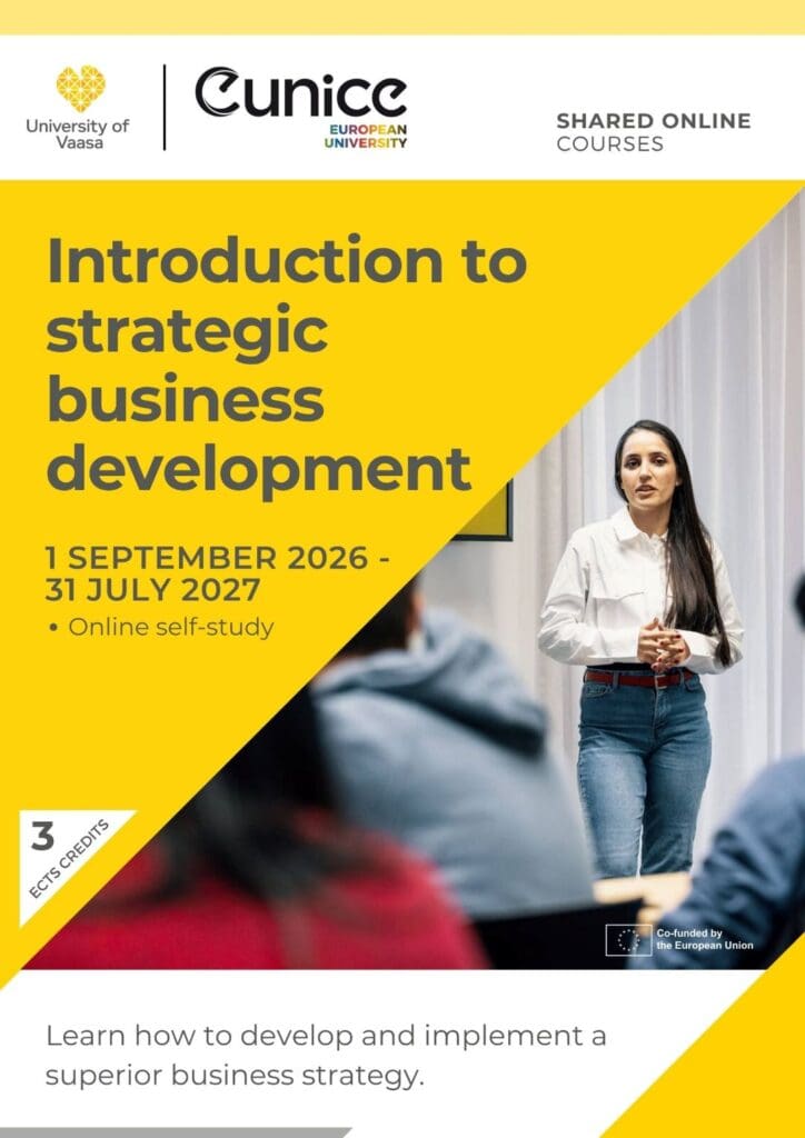 Introduction to strategic business development flyer
