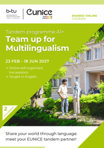 Team Up for Multilingualism: Tandem Programm for A1+ 26-27 S2 (Language course)