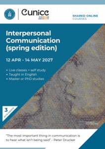 Interpersonal Communication (Spring edition) 26-27 S2